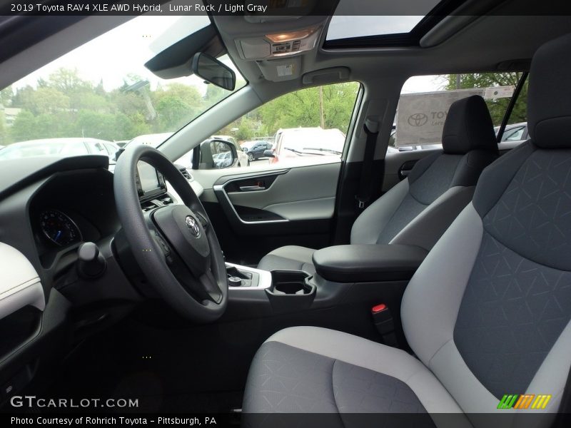 Front Seat of 2019 RAV4 XLE AWD Hybrid