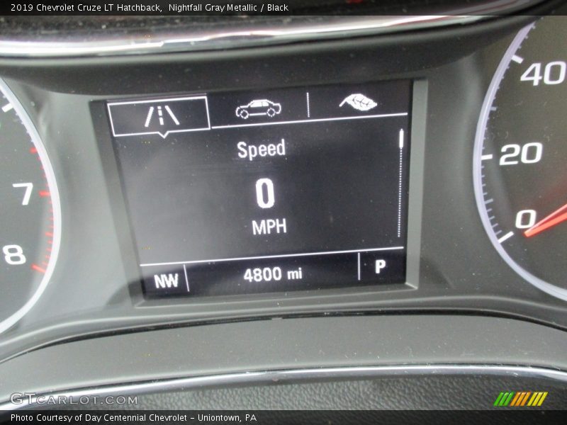 Nightfall Gray Metallic / Black 2019 Chevrolet Cruze LT Hatchback