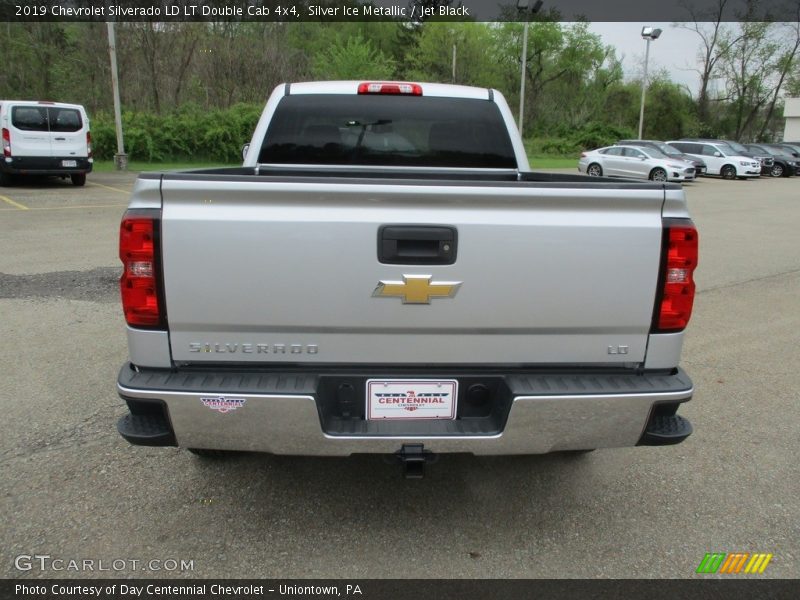 Silver Ice Metallic / Jet Black 2019 Chevrolet Silverado LD LT Double Cab 4x4