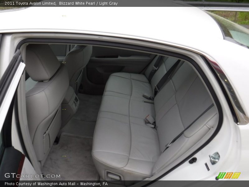 Blizzard White Pearl / Light Gray 2011 Toyota Avalon Limited