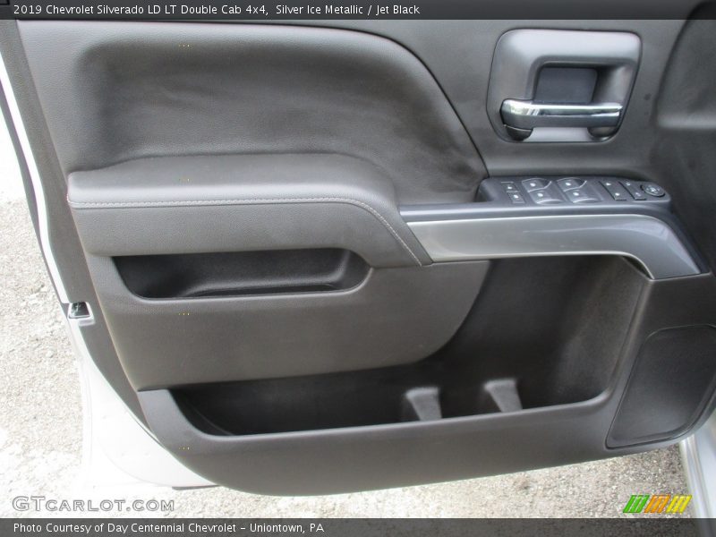Silver Ice Metallic / Jet Black 2019 Chevrolet Silverado LD LT Double Cab 4x4