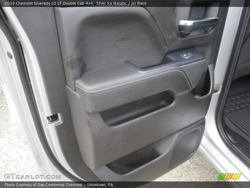 Silver Ice Metallic / Jet Black 2019 Chevrolet Silverado LD LT Double Cab 4x4