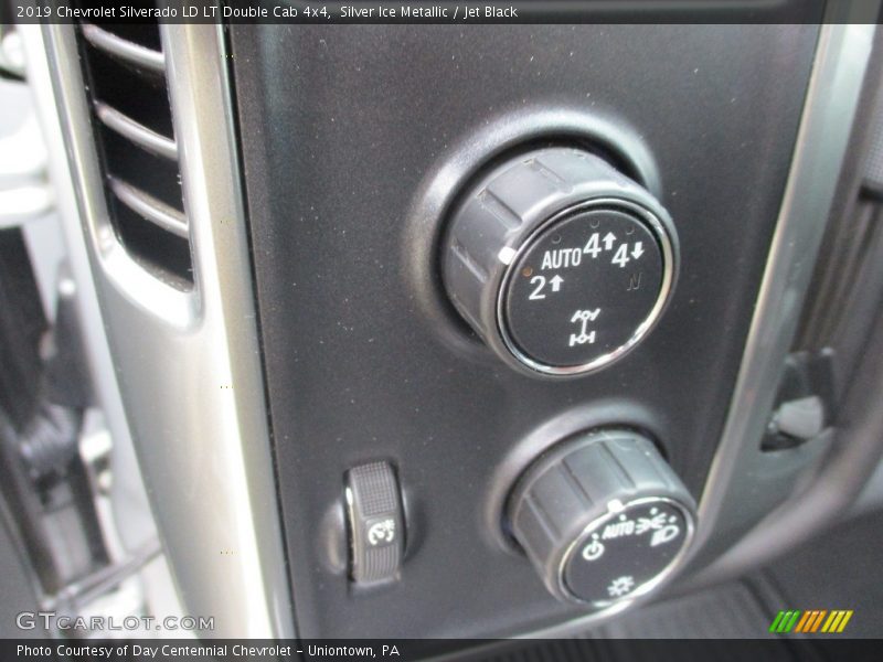 Silver Ice Metallic / Jet Black 2019 Chevrolet Silverado LD LT Double Cab 4x4