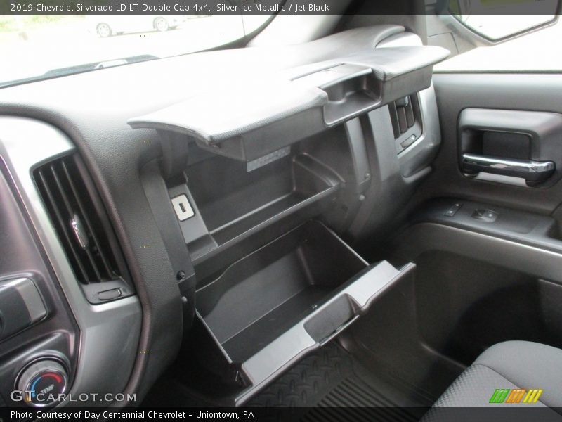Silver Ice Metallic / Jet Black 2019 Chevrolet Silverado LD LT Double Cab 4x4
