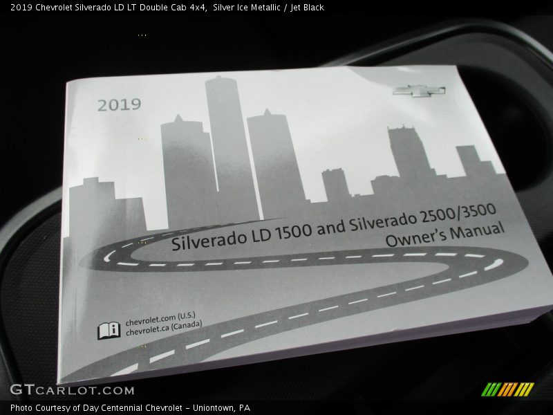 Silver Ice Metallic / Jet Black 2019 Chevrolet Silverado LD LT Double Cab 4x4