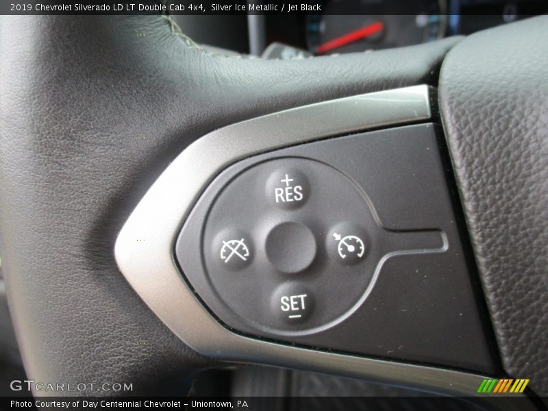 Silver Ice Metallic / Jet Black 2019 Chevrolet Silverado LD LT Double Cab 4x4