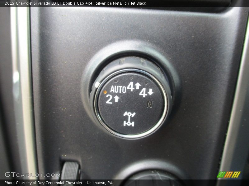 Silver Ice Metallic / Jet Black 2019 Chevrolet Silverado LD LT Double Cab 4x4