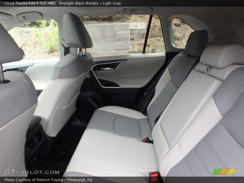 Rear Seat of 2019 RAV4 XLE AWD