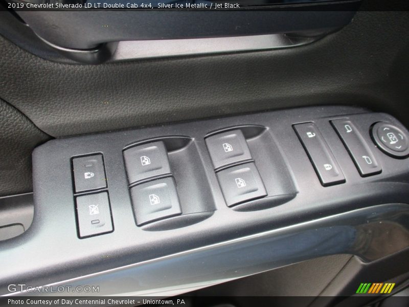 Silver Ice Metallic / Jet Black 2019 Chevrolet Silverado LD LT Double Cab 4x4