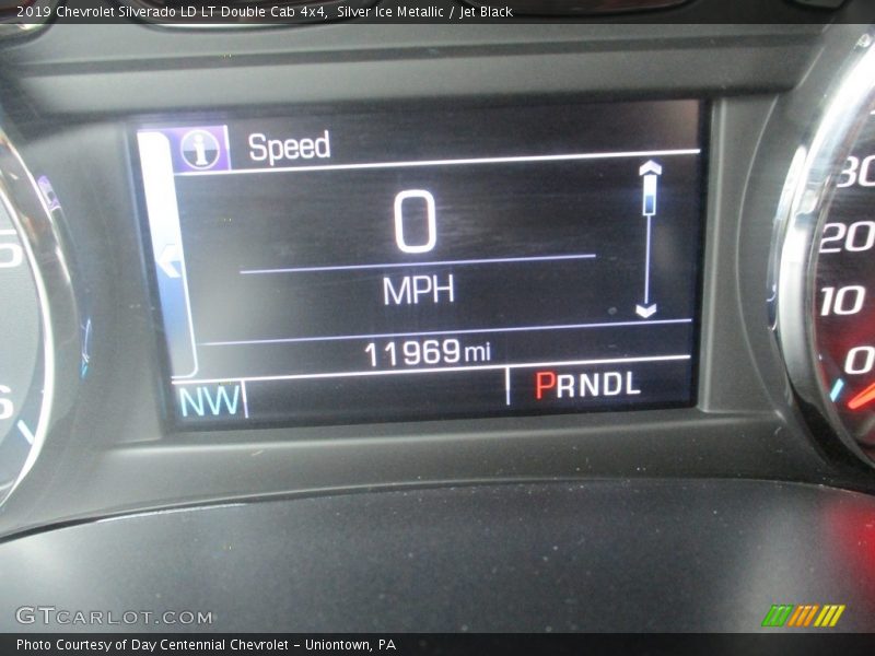 Silver Ice Metallic / Jet Black 2019 Chevrolet Silverado LD LT Double Cab 4x4