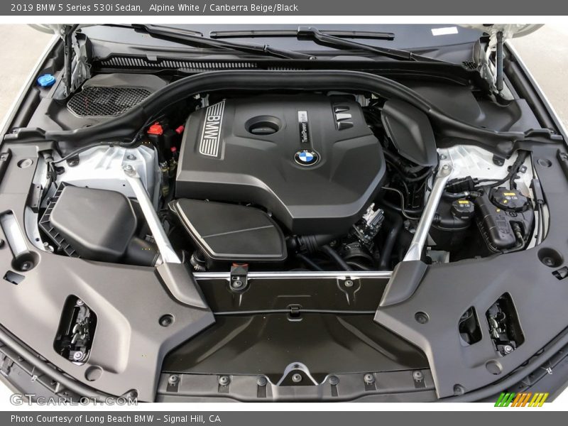  2019 5 Series 530i Sedan Engine - 2.0 Liter DI TwinPower Turbocharged DOHC 16-Valve VVT 4 Cylinder
