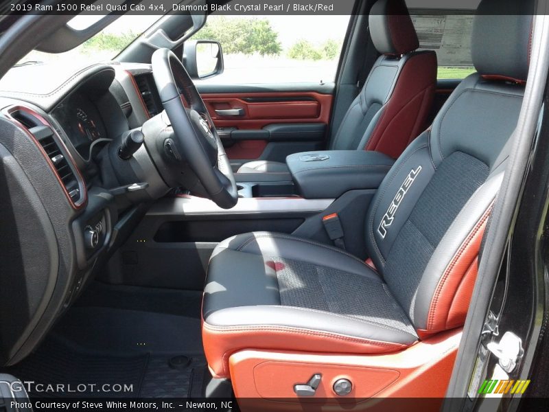 Front Seat of 2019 1500 Rebel Quad Cab 4x4