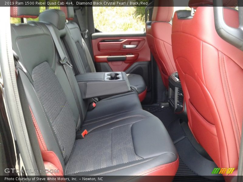 Rear Seat of 2019 1500 Rebel Quad Cab 4x4