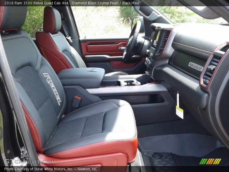Front Seat of 2019 1500 Rebel Quad Cab 4x4