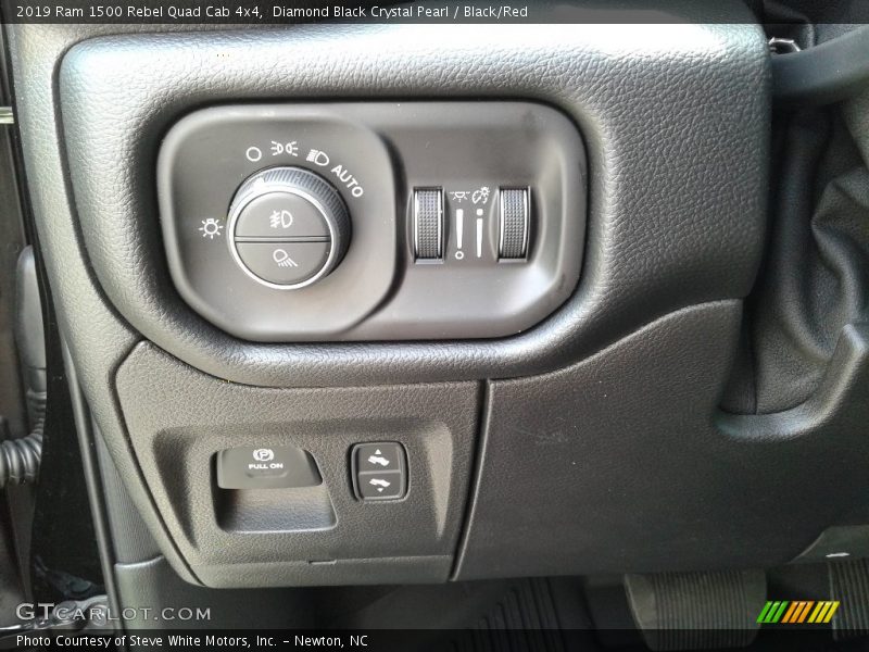 Controls of 2019 1500 Rebel Quad Cab 4x4