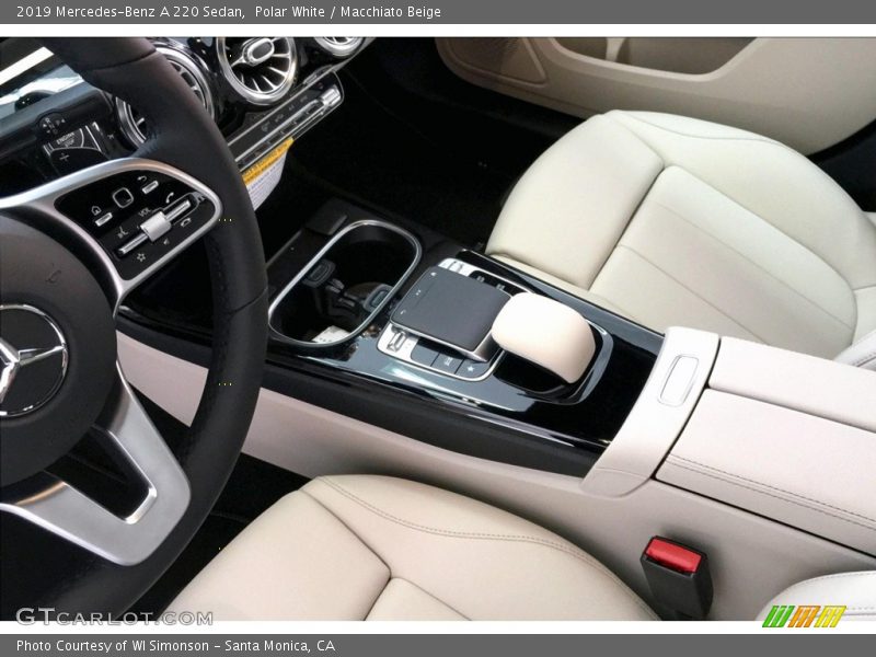 Polar White / Macchiato Beige 2019 Mercedes-Benz A 220 Sedan