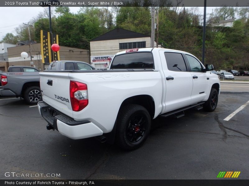 Super White / Black 2019 Toyota Tundra TRD Pro CrewMax 4x4