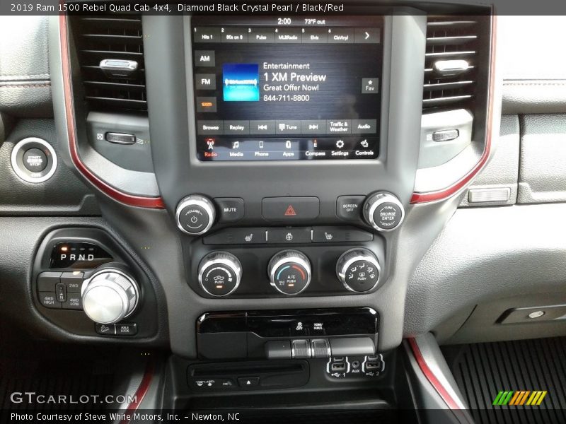 Controls of 2019 1500 Rebel Quad Cab 4x4