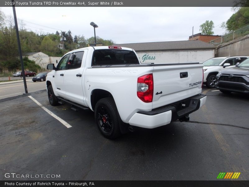 Super White / Black 2019 Toyota Tundra TRD Pro CrewMax 4x4