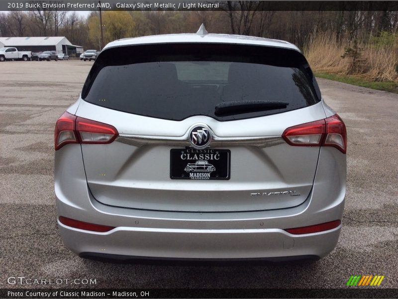 Galaxy Silver Metallic / Light Neutral 2019 Buick Envision Preferred AWD