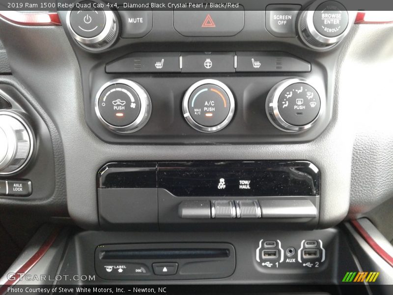 Controls of 2019 1500 Rebel Quad Cab 4x4