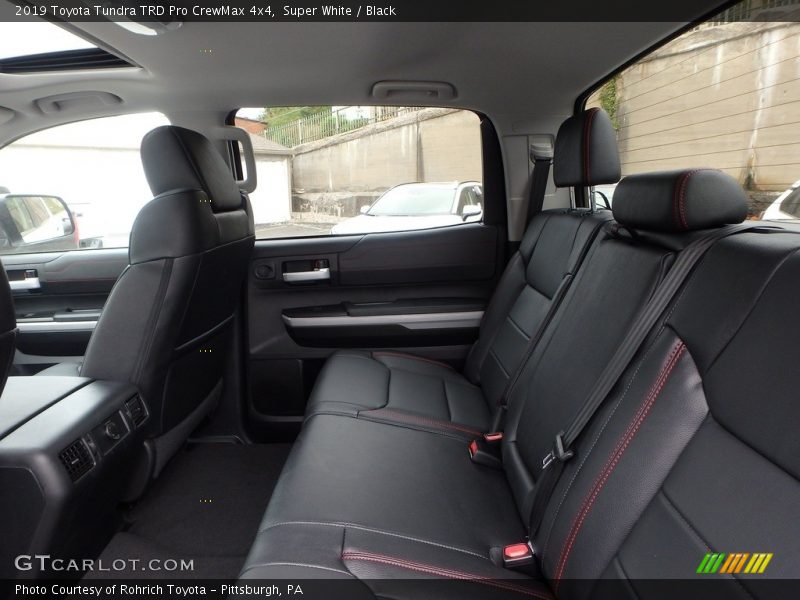 Rear Seat of 2019 Tundra TRD Pro CrewMax 4x4