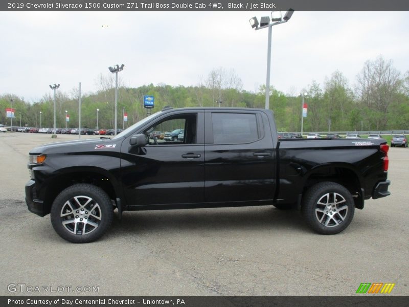 Black / Jet Black 2019 Chevrolet Silverado 1500 Custom Z71 Trail Boss Double Cab 4WD