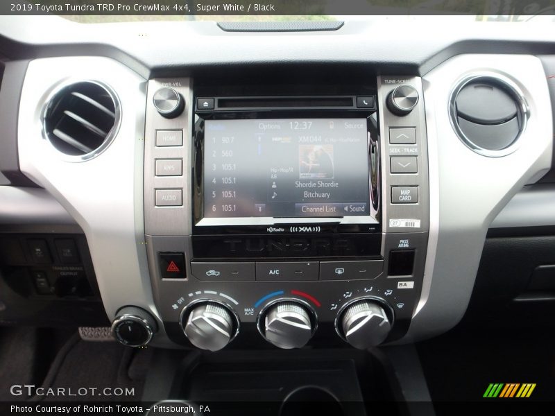 Controls of 2019 Tundra TRD Pro CrewMax 4x4