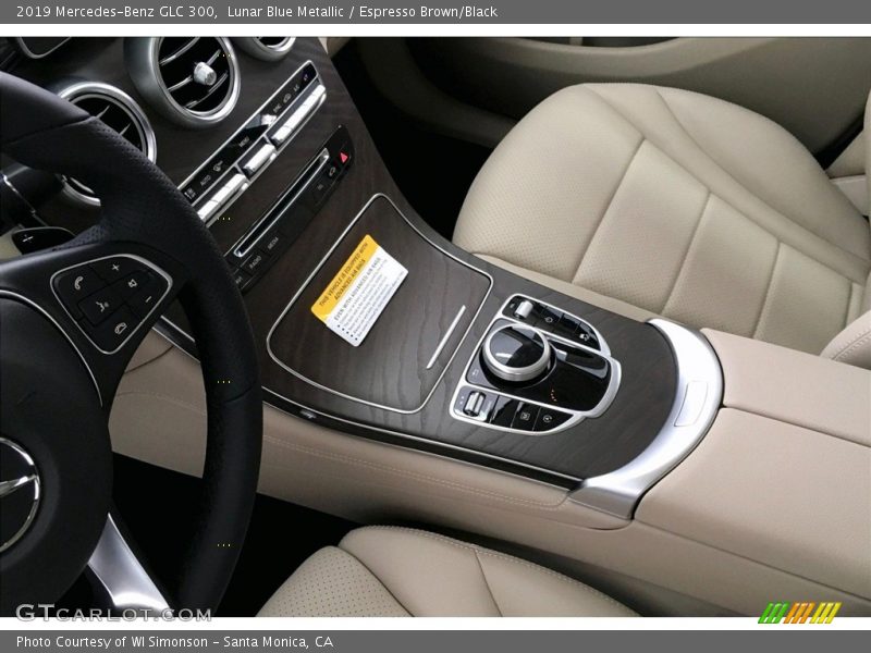 Lunar Blue Metallic / Espresso Brown/Black 2019 Mercedes-Benz GLC 300