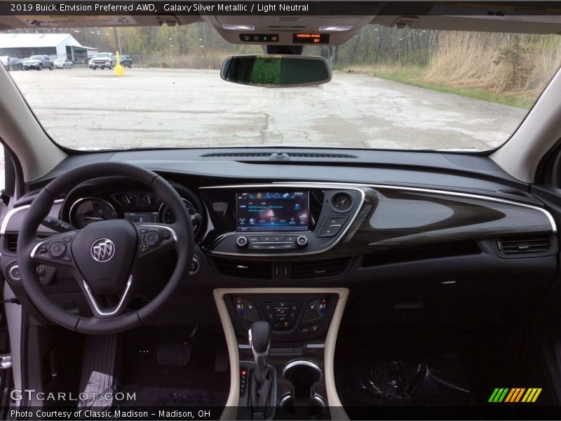 Galaxy Silver Metallic / Light Neutral 2019 Buick Envision Preferred AWD