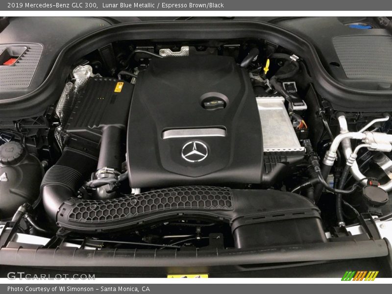 Lunar Blue Metallic / Espresso Brown/Black 2019 Mercedes-Benz GLC 300