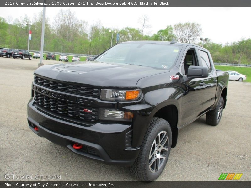 Black / Jet Black 2019 Chevrolet Silverado 1500 Custom Z71 Trail Boss Double Cab 4WD