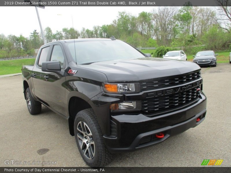 Black / Jet Black 2019 Chevrolet Silverado 1500 Custom Z71 Trail Boss Double Cab 4WD