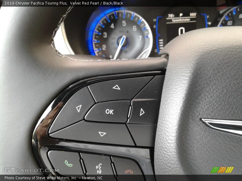 Velvet Red Pearl / Black/Black 2019 Chrysler Pacifica Touring Plus