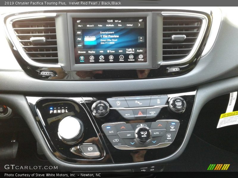 Velvet Red Pearl / Black/Black 2019 Chrysler Pacifica Touring Plus