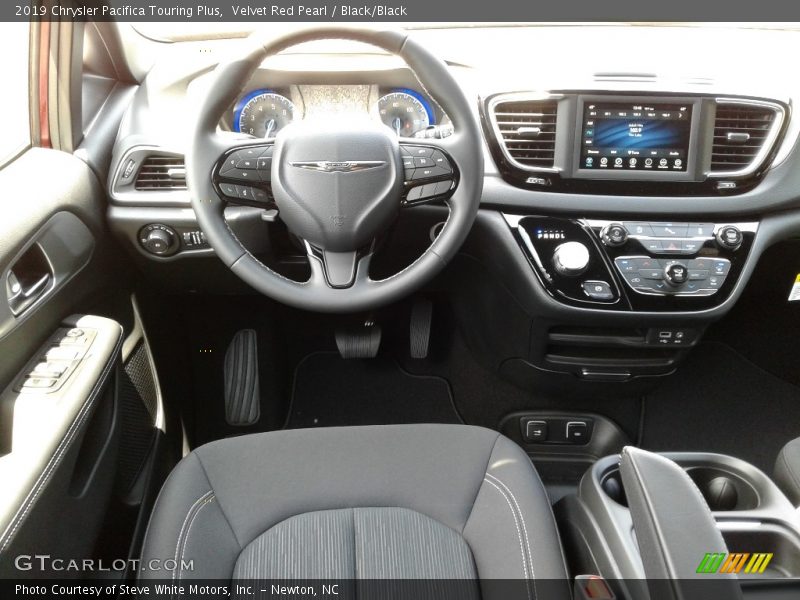 Velvet Red Pearl / Black/Black 2019 Chrysler Pacifica Touring Plus