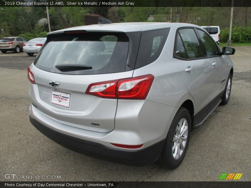 Silver Ice Metallic / Medium Ash Gray 2019 Chevrolet Equinox LS AWD