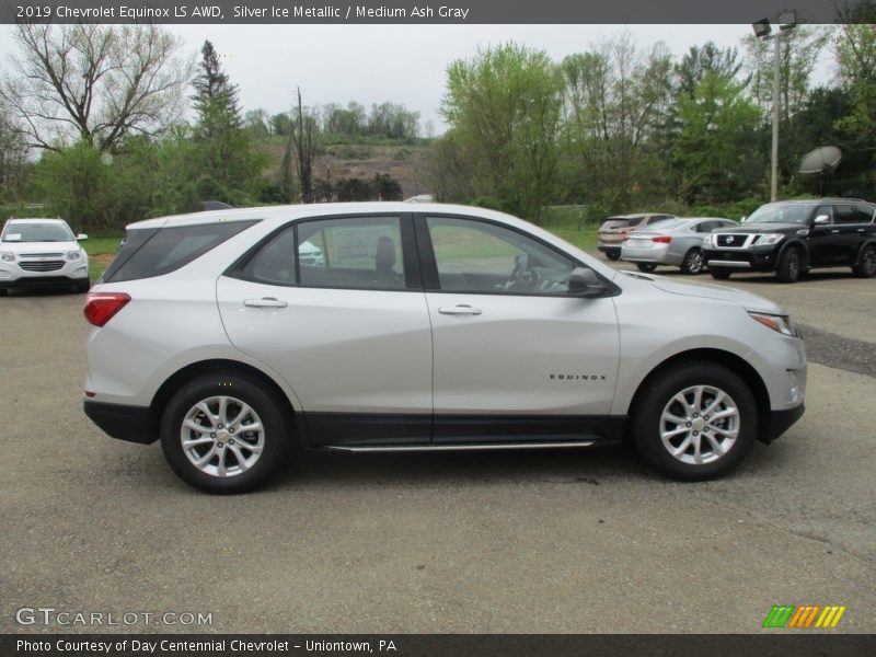 Silver Ice Metallic / Medium Ash Gray 2019 Chevrolet Equinox LS AWD