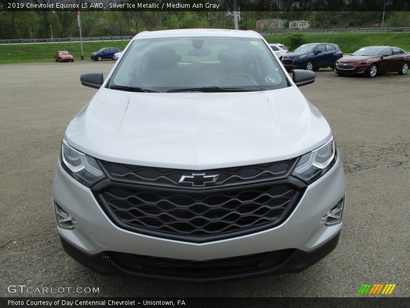 Silver Ice Metallic / Medium Ash Gray 2019 Chevrolet Equinox LS AWD