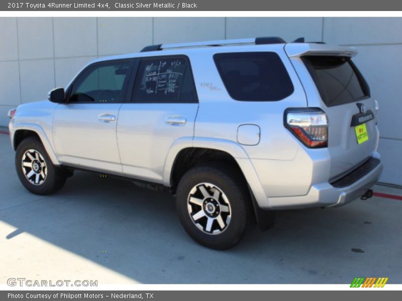 Classic Silver Metallic / Black 2017 Toyota 4Runner Limited 4x4