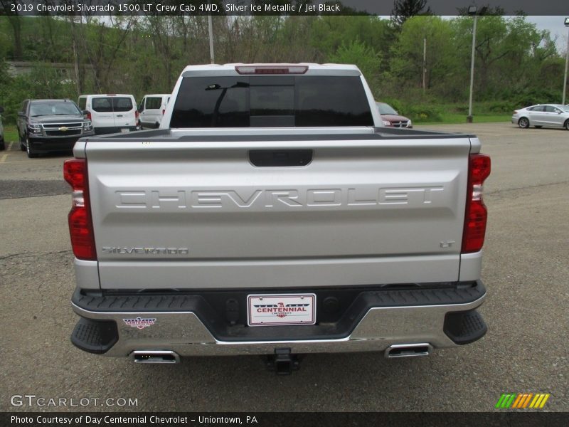 Silver Ice Metallic / Jet Black 2019 Chevrolet Silverado 1500 LT Crew Cab 4WD