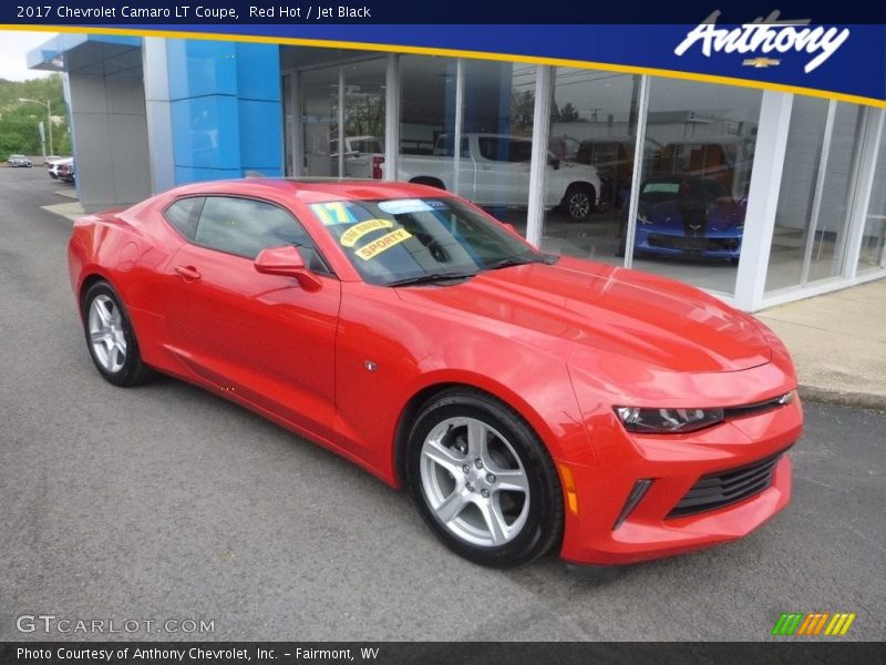 Red Hot / Jet Black 2017 Chevrolet Camaro LT Coupe