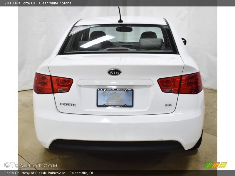 Clear White / Stone 2010 Kia Forte EX