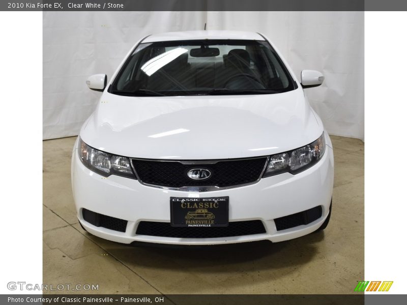 Clear White / Stone 2010 Kia Forte EX