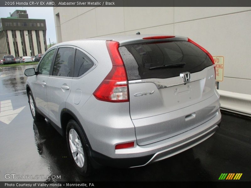 Alabaster Silver Metallic / Black 2016 Honda CR-V EX AWD