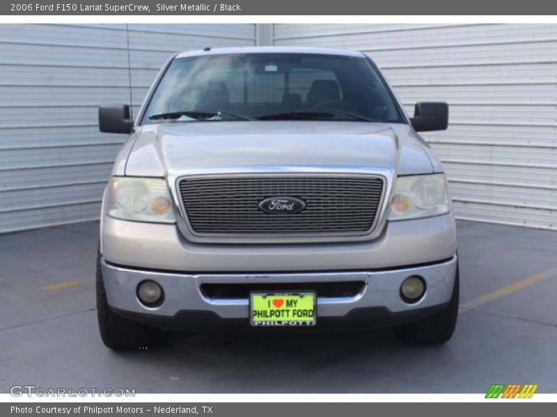 Silver Metallic / Black 2006 Ford F150 Lariat SuperCrew