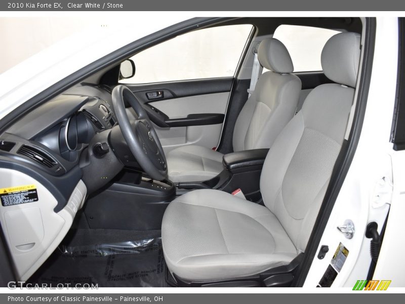 Clear White / Stone 2010 Kia Forte EX