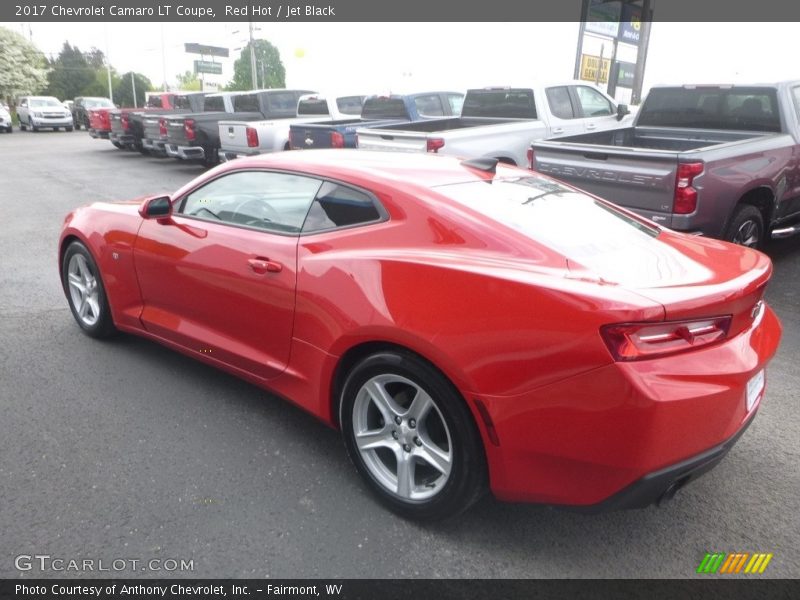 Red Hot / Jet Black 2017 Chevrolet Camaro LT Coupe