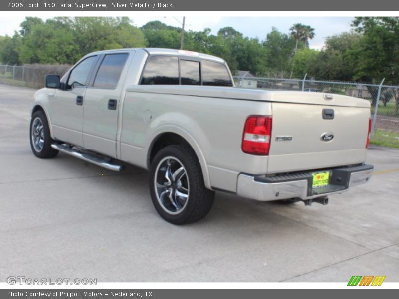 Silver Metallic / Black 2006 Ford F150 Lariat SuperCrew