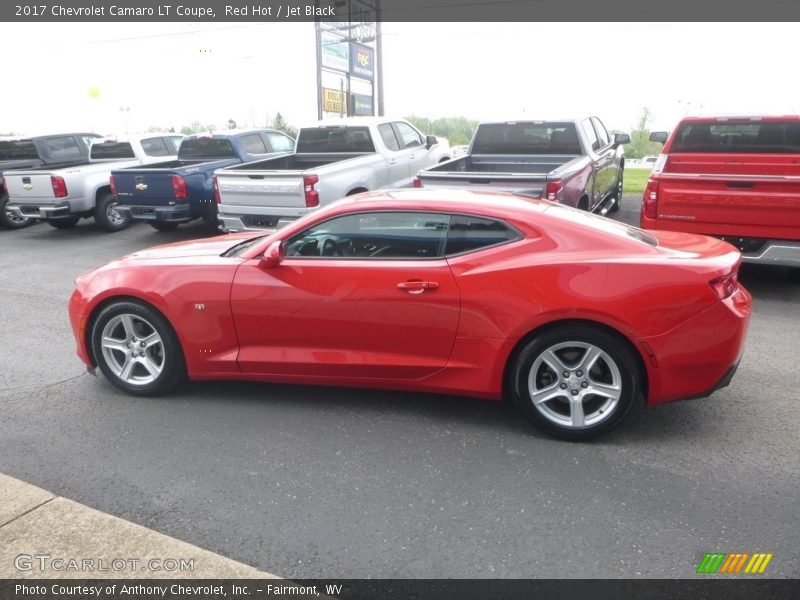 Red Hot / Jet Black 2017 Chevrolet Camaro LT Coupe